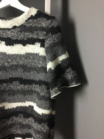 Chunky box knit t-shirt