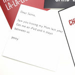 funny dear Santa Christmas card