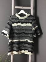 Chunky box knit t-shirt