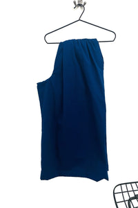Paper Bag Trousers - Seersucker Ink Blue