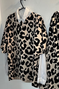 Angel Wing T Shirt - Giant Leopard Champagne