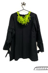 lime green necklace the colourful edit