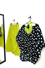 Flo - Black + White  Loose Fitting Top