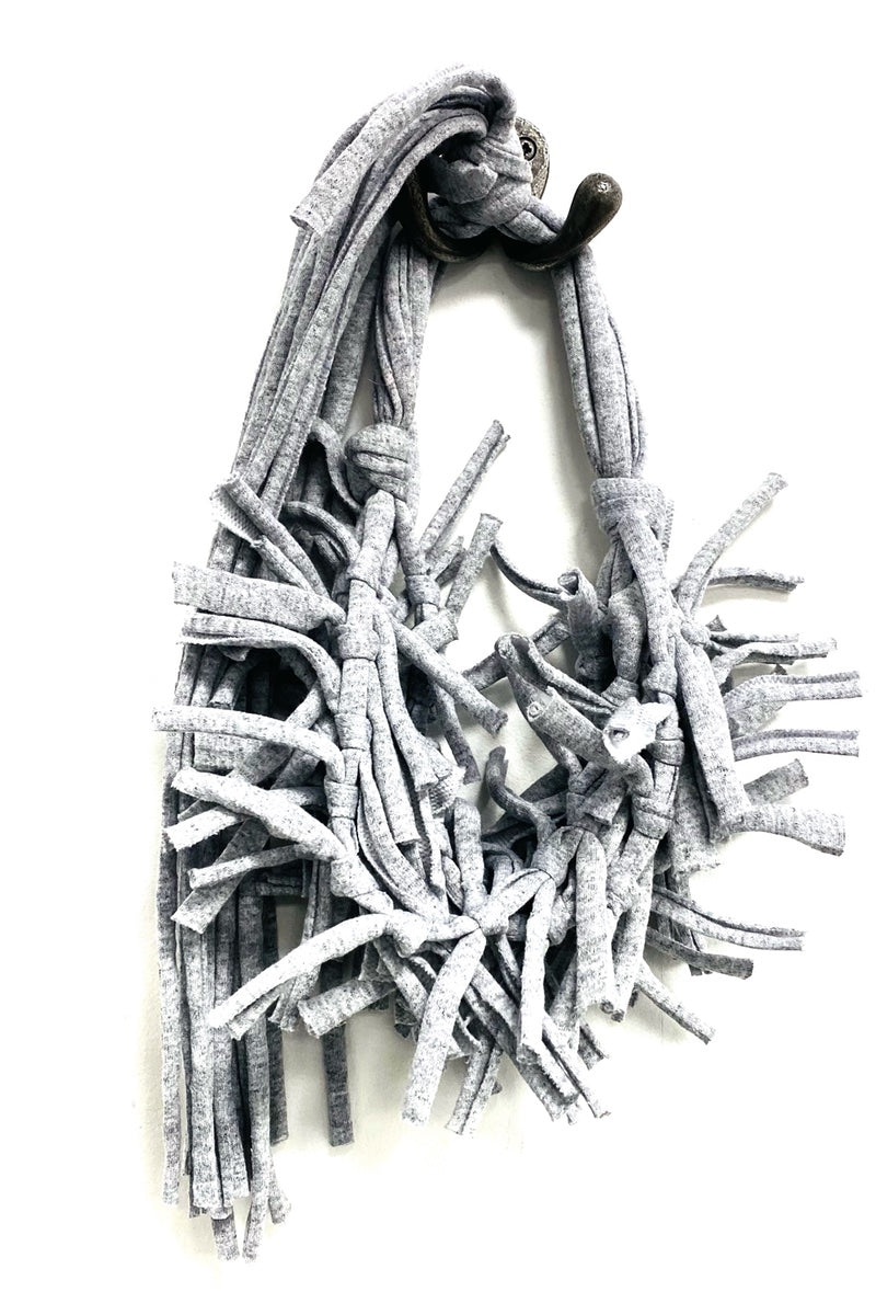 Abby Marl Grey  - Unusual Tassel Necklace