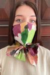 MAScarf - Bright Water colour Print Mask - Scarf