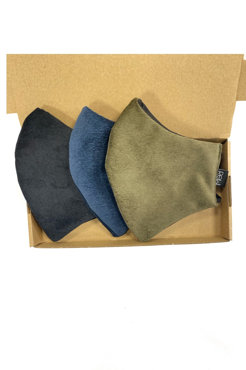 Face Mask 3 ply Corduroy