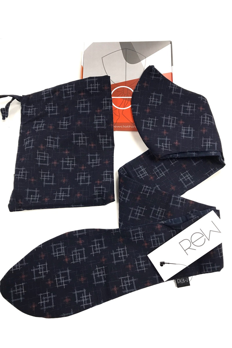 MAScarf - Red/Grey Cross