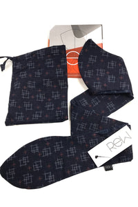 MAScarf - Red/Grey Cross