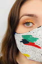 Paint splatter british mask 3 ply 