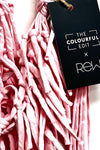 Abby Pale Pink - Unusual Tassel Necklace