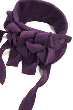Clever button luxury scarf
