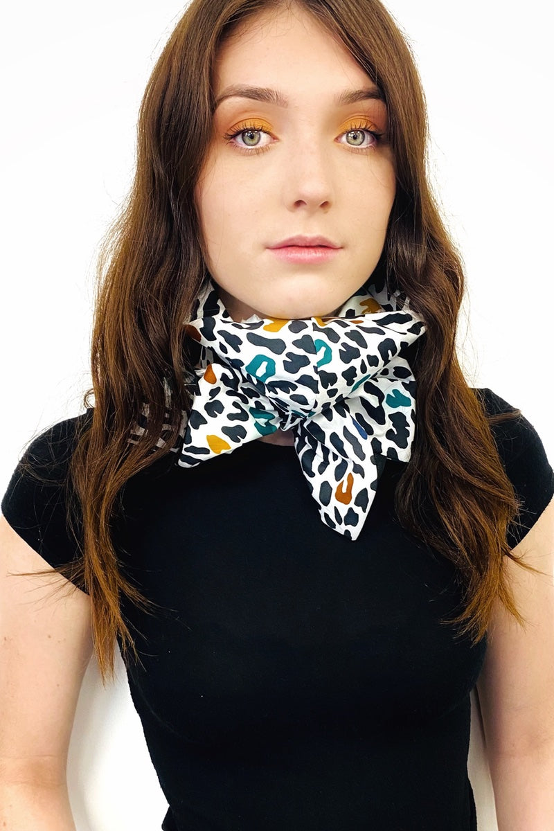 on trend leopard rainbow mask uk made 