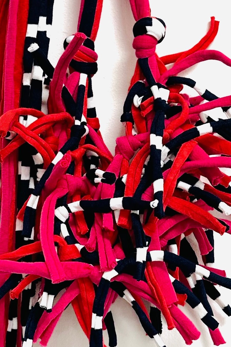 Abby Mix Printed - Unusual Tassel Necklace