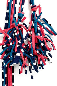 Abby Mix Printed - Unusual Tassel Necklace