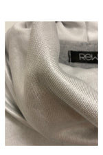Silver Slouch Neck Jumper