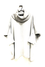 Silver Slouch Neck Jumper