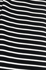 Balloon - Loose Fit Trouser Black White Stripe