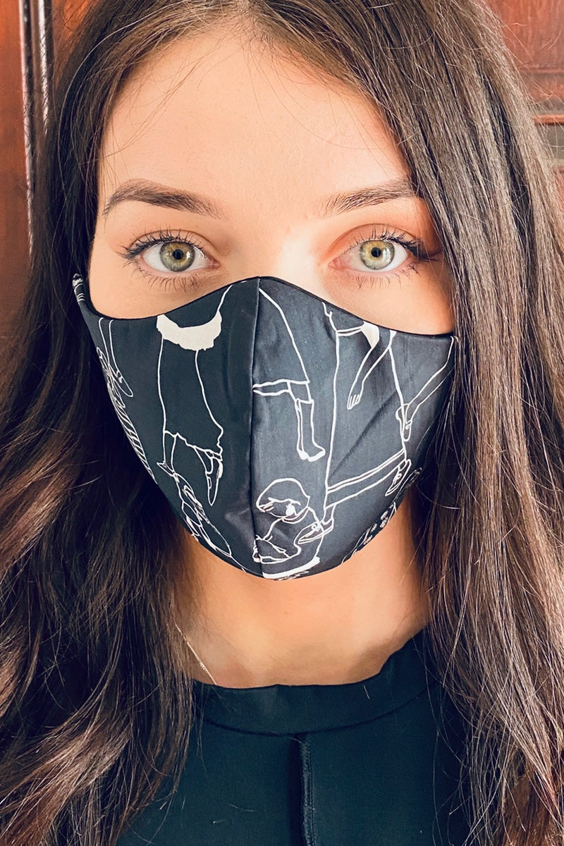 Reunited Printed Face Mask- Covering
