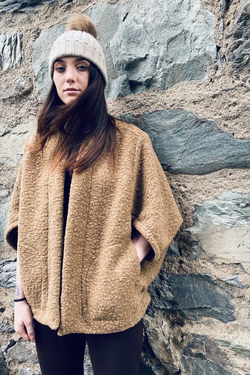 Teddy BEAR WOOL KIMONO