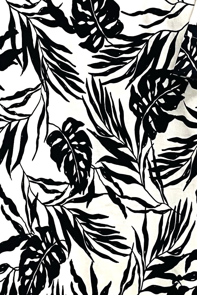 tropical pattern dress rew clothing