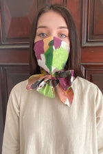 MAScarf - Bright Water colour Print Mask - Scarf