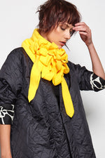 bright yellow scarf rew clothing